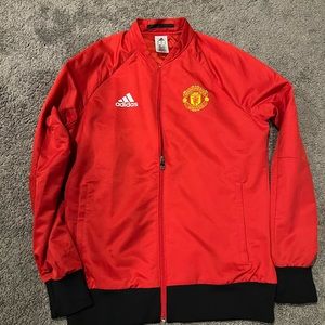 Adidas Manchester United full zip warmup jacket size M